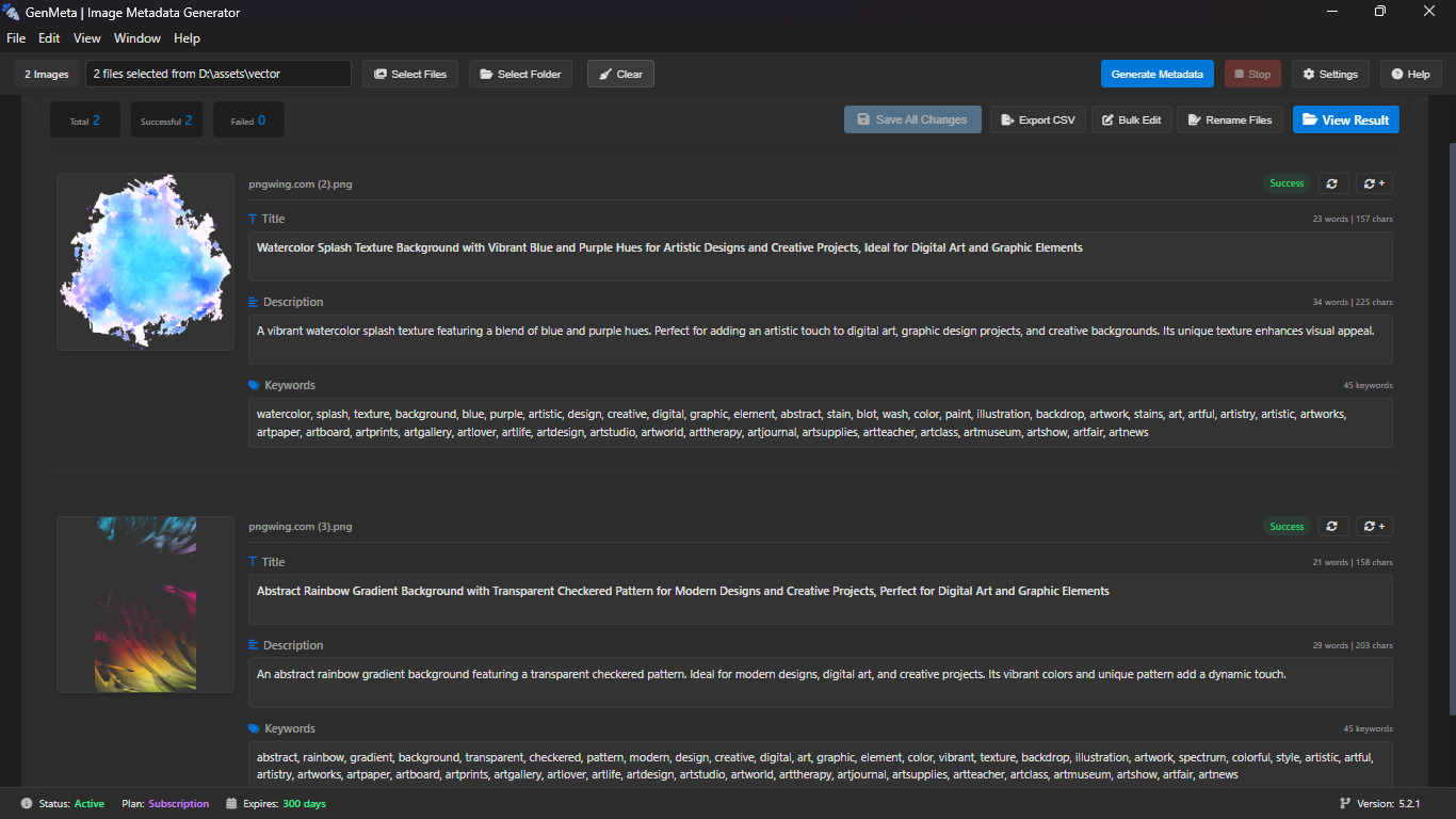 Step 05: Generate & Review Metadata